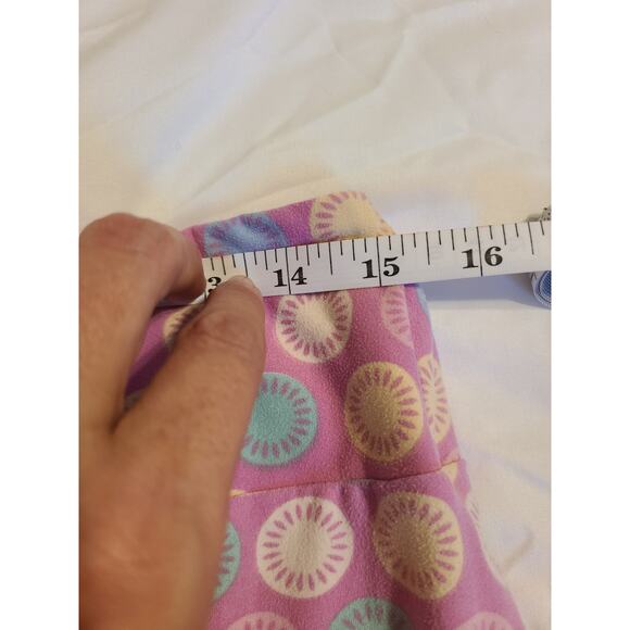 Lularoe tall and curvy purple and circle pattern leggings - Picture 6 of 8